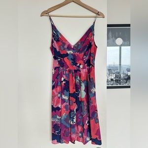 Yumi Kim spaghetti strap floral mini fit & flare dress